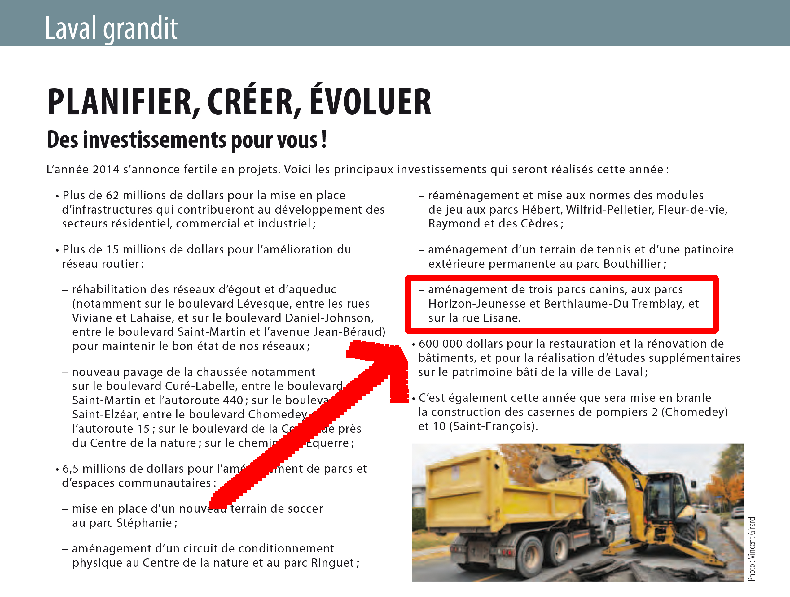 Source: "Vivre à Laval" Printemps 2014, page 2